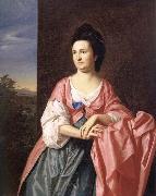 John Singleton Copley Mrs.Sylvester painting